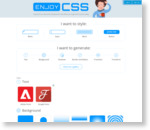 Online CSS3 Code Generator With a Simple Graphical Interface - EnjoyCSS