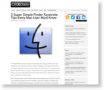 3 Super Simple Finder Keystroke Tips Every Mac User Must Know