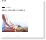 仏教に伝わる瞑想法の効果、科学的に実証される   « WIRED.jp