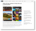 500px iOS app updated to finally allow you to upload photos