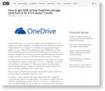 How to get 3GB of free OneDrive storage (and how to fix it if it doesn’t work)