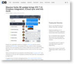 Massive Verbs IM update brings iOS 7 UI, Dropbox integration, iCloud sync and lots more