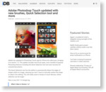 Adobe Photoshop Touch updated with new brushes, Quick Selection tool and more