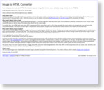 Neil Fraser: Software: Image to HTML Converter