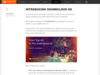 SoundCloud » Introducing SoundCloud Go