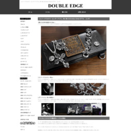 DOUBLE EDGE@SILVER & LEATHER -{-