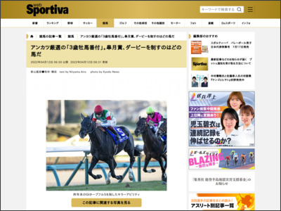 アンカツ厳選の「３歳牡馬番付」。皐月賞、ダービーを制すのはどの馬だ｜競馬｜集英社 スポルティーバ 公式サイト web Sportiva - Sportiva
