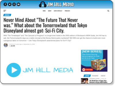 Never Mind About "The Future That Never was." What about the Tomorrowland that Tokyo Disneyland almost got: Sci-Fi City. http://jimhillmedia.com/editor_in_chief1/b/jim_hill/archive/2004/09/27/472.aspx