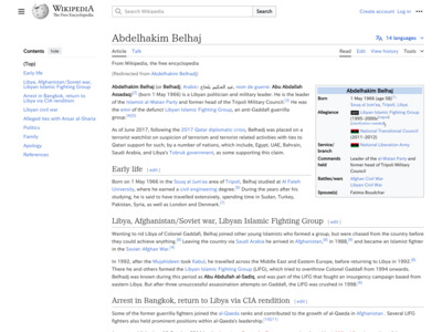 http://en.wikipedia.org/wiki/Abdelhakim_Belhadj