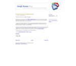 Official Google Reader Blog: Powering Down Google Reader