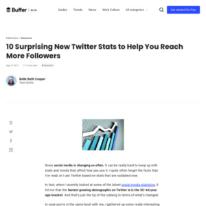 10 Surprising New Twitter Stats to Help You Reach More Followers