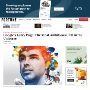 Google's Larry Page: The most ambitious CEO in the universe