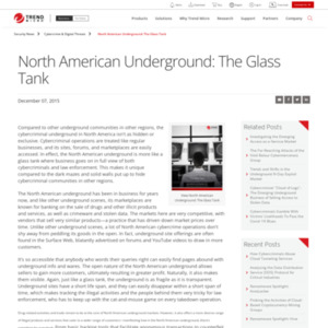 North American Underground: The Glass Tank