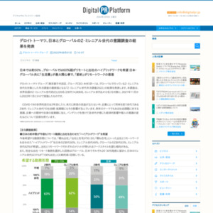日本とグローバルのZ・ミレニアル世代の意識調査の結果を発表