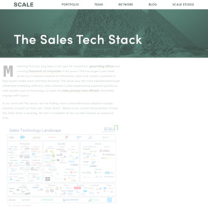 Sales Tech stack