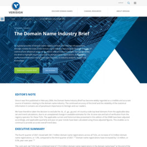 Domain Name Industry Brief 2014
