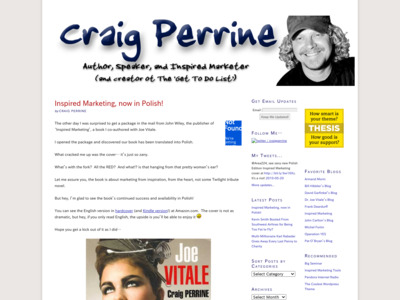 Craig Perrine （クレイグ・ペリン）のWordPress（ワードプレス）活用事例
