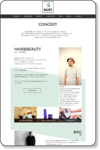 CONCEPT | ROOTY hairsalon & bag